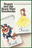 Bring the while gang to your Beauty and the Beast party with these fun, personalized mini notebooks  notebooks make great party favors or treats at your party and are the perfect way to say thank you for coming