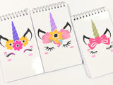 Unicorn Notebook Personalized Party Favor