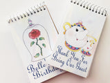 Beauty and the Beast Personalized Mini Notebooks