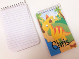 Dinosaur Party Favor Personalized Notebook