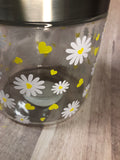 Daisy and Hearts Candy Jar