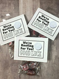 Rooting for You Volleyball Bag Topper Printable