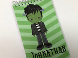 Frankenstein Halloween Monster Personalized Notebook Party Favor
