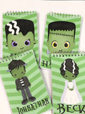 Frankenstein Halloween Monster Personalized Notebook Party Favor