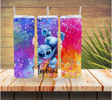 Rainbow Stitch Personalized Tumbler  *491