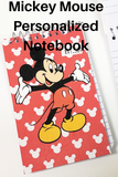 Mickey and Minnie Mouse Personalized Notebook Party Favor