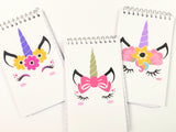 Unicorn Notebook Personalized Party Favor