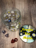 Daisy and Hearts Candy Jar