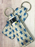 Dallas Cowboy Lip Balm Keychain