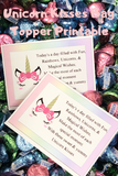 Unicorn Kisses with Unicorn Face Bag Topper
