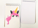 Unicorn Hair Notebook Personalized Party Favor