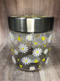 Daisy and Hearts Candy Jar