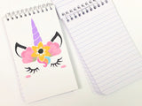 Unicorn Notebook Personalized Party Favor