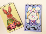 Easter Bunny Personalized Notebook Basket Stuffers