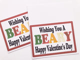 Valentine Candy Bag Topper Printable Set