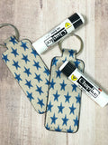 Dallas Cowboy Lip Balm Keychain