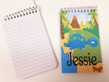 Dinosaur Party Favor Personalized Notebook