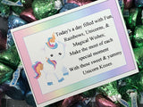 Unicorn Kisses Bag Topper