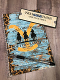 Dutton Ranch Yellowstone Notebook Journal and Pen Set