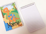 Dinosaur Party Favor Personalized Notebook