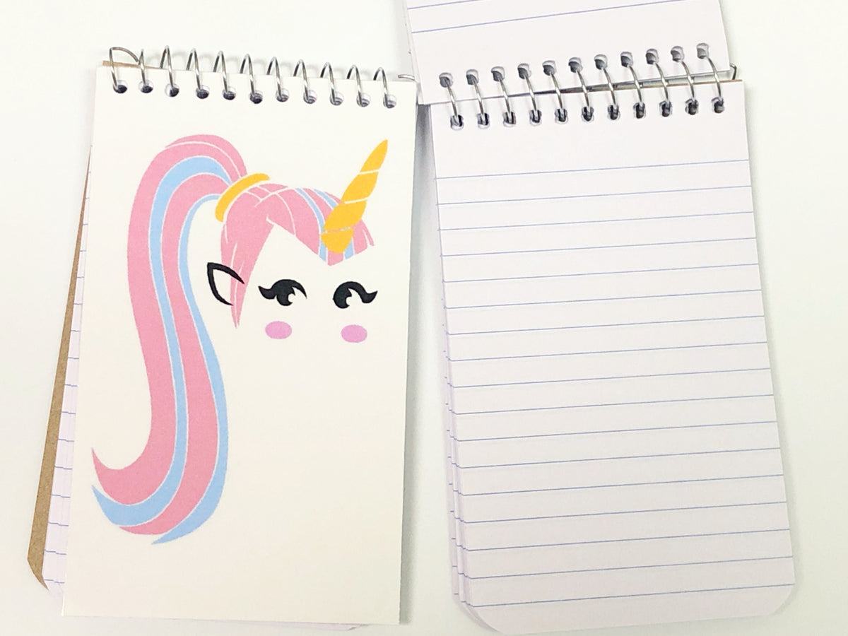 Unicorn Hair Notebook Personalized Party Favor