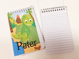 Dinosaur Party Favor Personalized Notebook