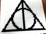 Harry Potter Deathly Hallows Always Mini Notebook Plastic Canvas Pattern