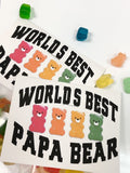 Papa Bear Bag Topper