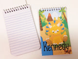 Dinosaur Party Favor Personalized Notebook