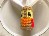 July - December Napkin Ring Plastic Canvas Pattern Set