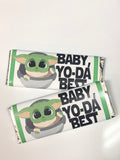 Baby Yoda Valentine Candy Bar Wrapper Printable