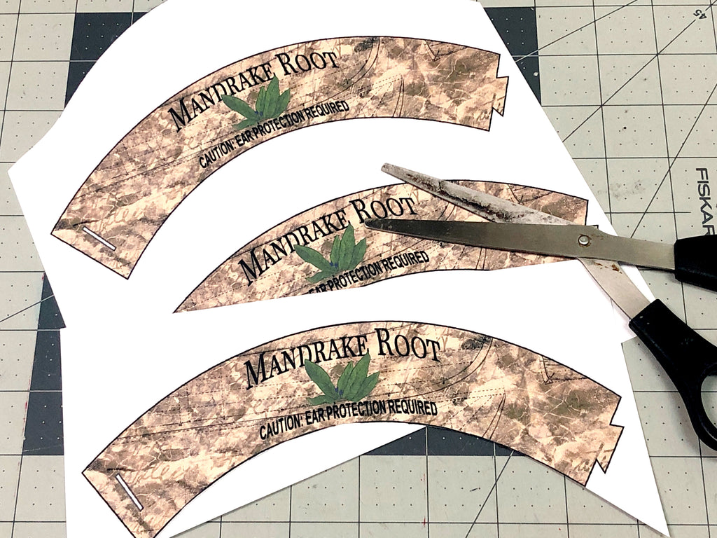 Mandrake Cupcake Wrappers and Toppers – DIY Party Mom