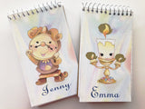 Beauty and the Beast Personalized Mini Notebooks
