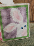 Peeking Bunny Easter Plastic Canvas Tissue Box Pattern