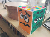 M&M Pick Your Side Plastic Canvas Tissue Box Pattern