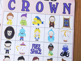 Fairy Tale  Princess Printable Bingo Game