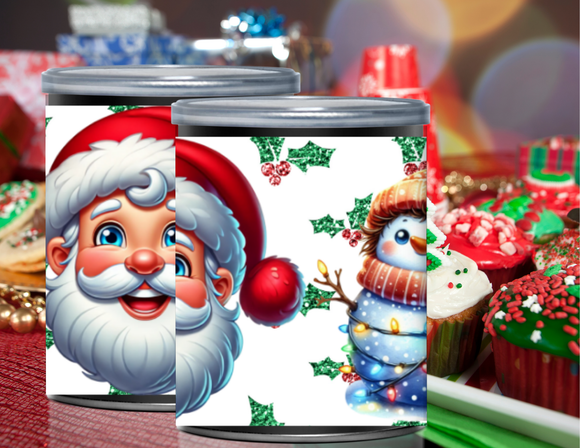 Christmas Pringles Can Label Printable – Holiday Party Favor