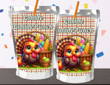 Gobble Gobble Punch Thanksgiving Capri Sun Label Printable
