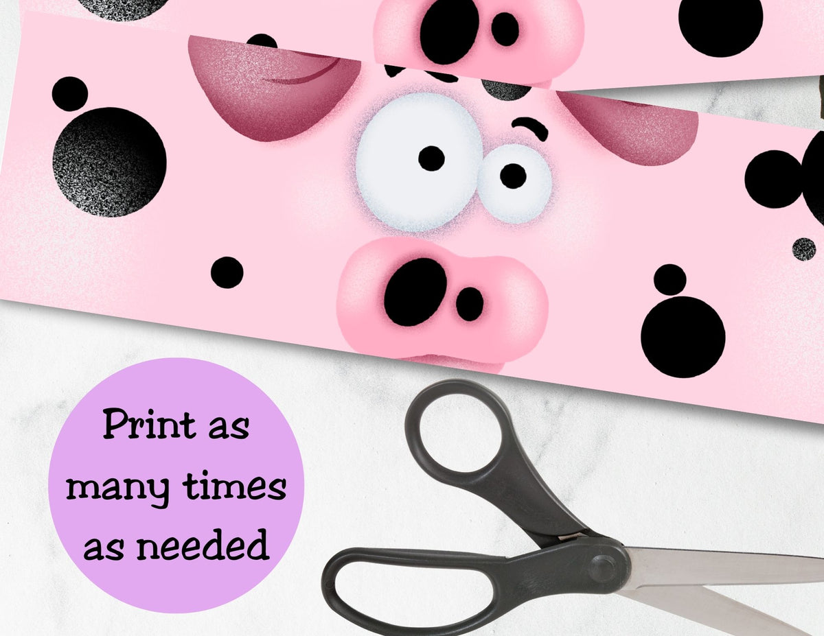 Farm Animal Pringles Labels – Canva Editable Template