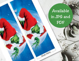 Grinch Pringles Label Printable Party Favor Treat