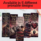 Dark Romance Bookmark Printable