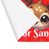 Personalized Santa Cookie Tray Placemat
