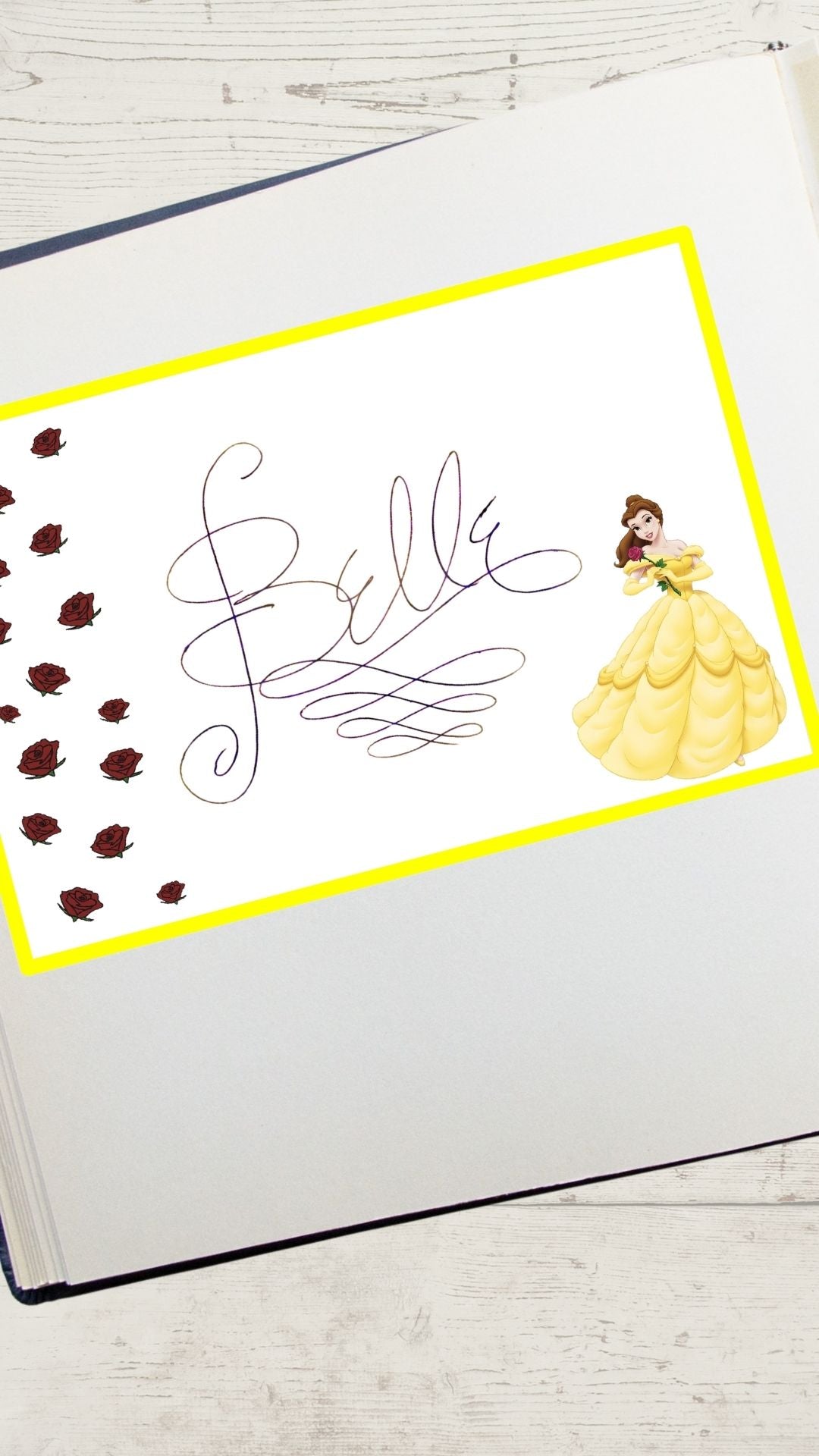 Disney Autograph Book Printable Pages