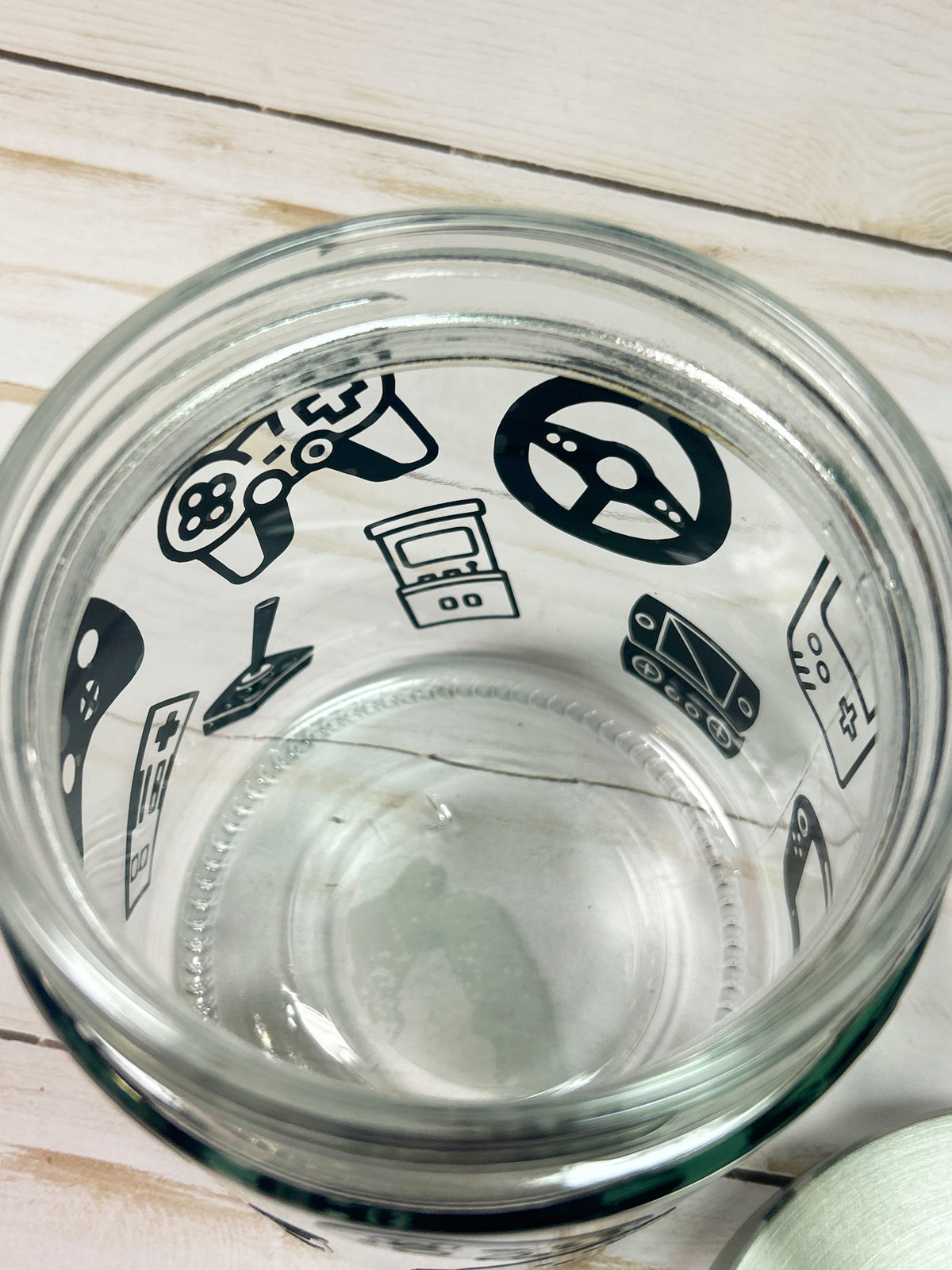 Eat Sleep Game Repeat Video Gamer Candy Jar