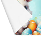 Personalized Blue Easter Bunny Easter Placemat