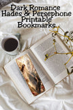 Hades and Persephone Printable Bookmark Set | Dark Romance Fantasy Bookmarks | Romantasy Reader Gift Digital Download