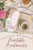 Christian Motherhood Bookmark Set – Printable Bible Verse Bookmarks for Moms (Set of 5)