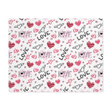 Valentine Love Hearts Placemat, 1pc