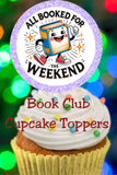 Book Lover Cupcake Topper Printable