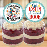 Book Lover Cupcake Topper Printable